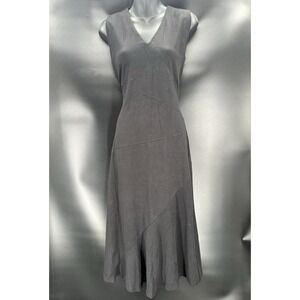 The J. Peterman Company  Black‎ Cotton Sleeveless Sheath Dress Size 12